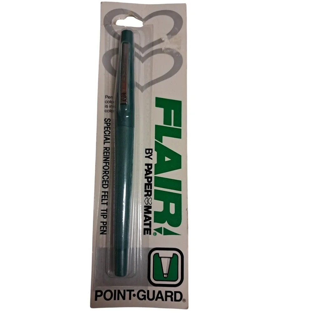VINTAGE‎ 1983 Paper Mate Flair Green Ink
